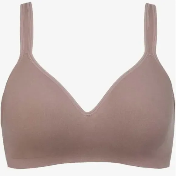 *Carole Hochman Seamless Comfort Bra Black/Moonlight - SMALL - Picture 2 of 5